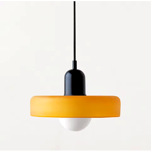 Nordic Retro Glass Chandelier – E27 LED Pendant Light for Living Room, Dining Room & Bedroom