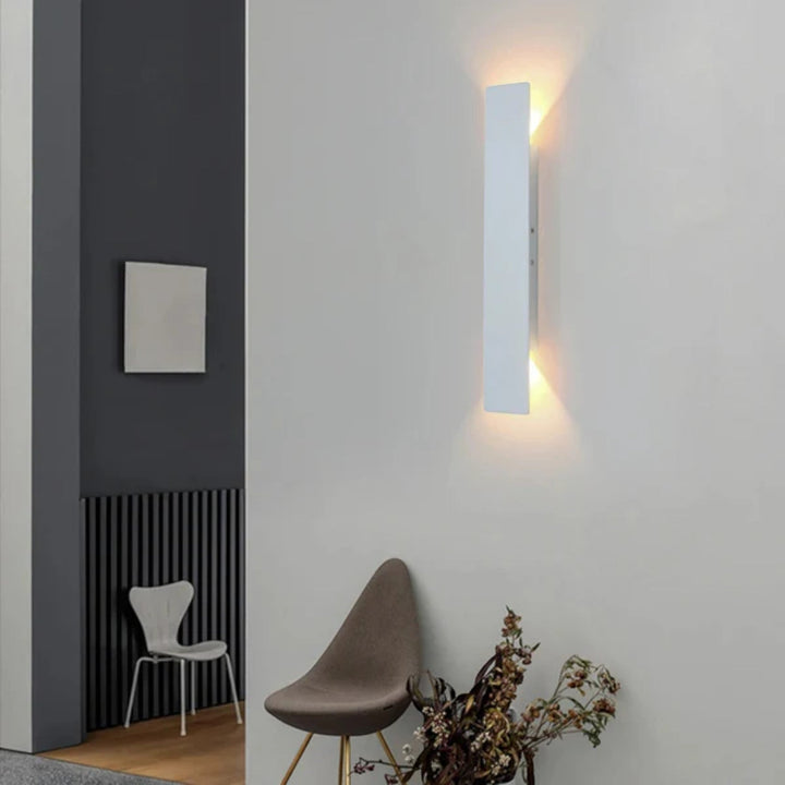 Weatherproof LED Outdoor Wall Light in Sleek Strip Design