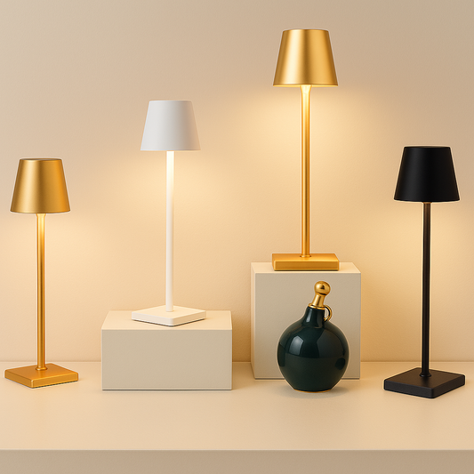 Rechargeable LED Touch Table Lamp – 3 Color Modes, Dimmable, Cordless Bedside & Desk Light