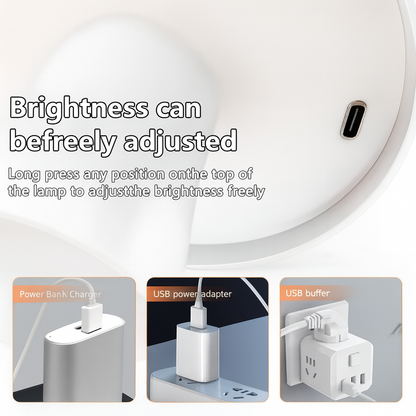 Rechargeable LED Touch Table Lamp – 3 Color Modes, Dimmable, Cordless Bedside & Desk Light