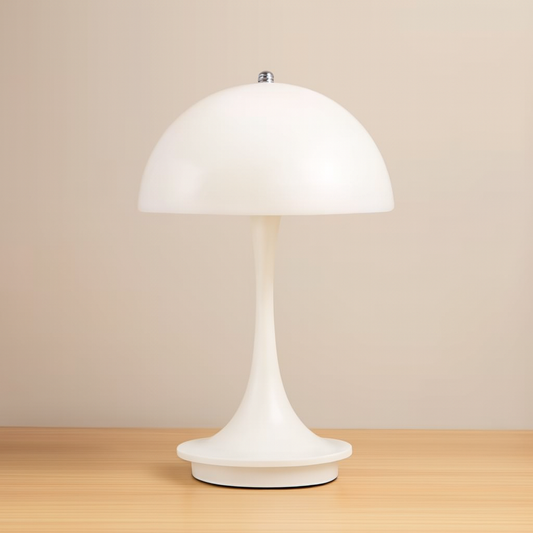 Portable Mushroom LED Table Lamp – USB Rechargeable, Touch Control, 3-Color Dimmable Night Light