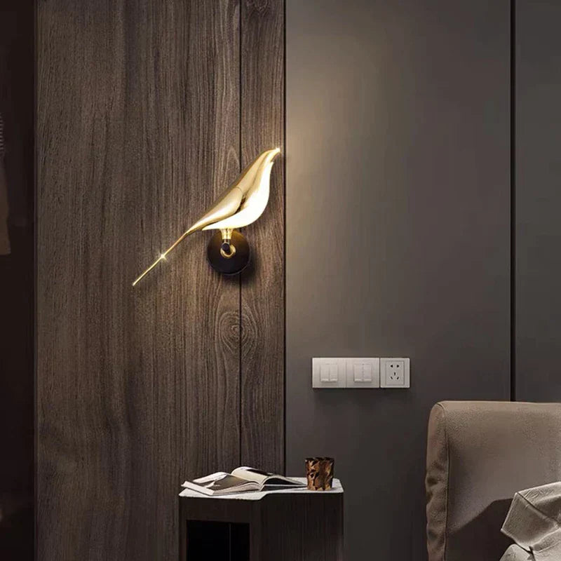 Modern LED Wall Light in Bird Design for Stylish Interiors