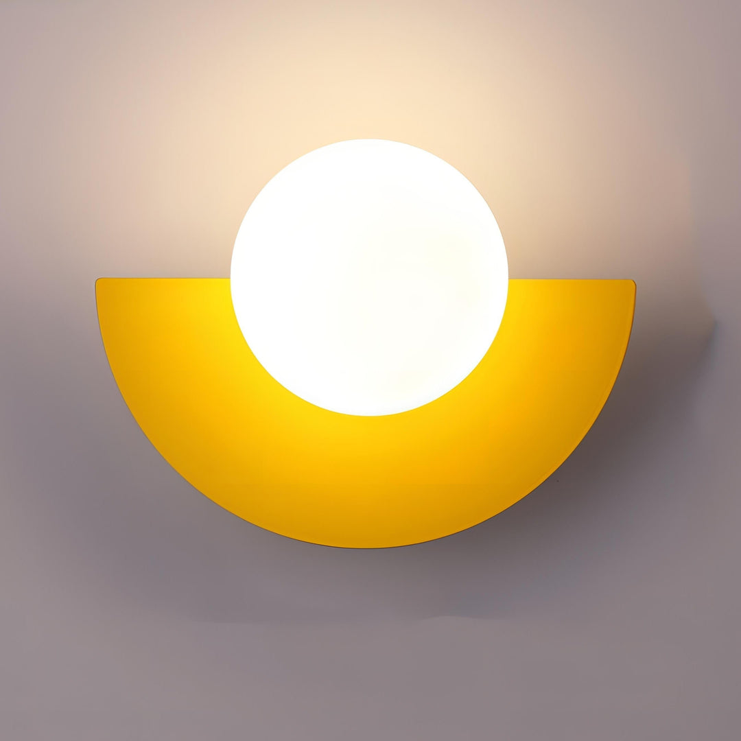 Nordic Semi-Round LED Wall Lamp Modern Design