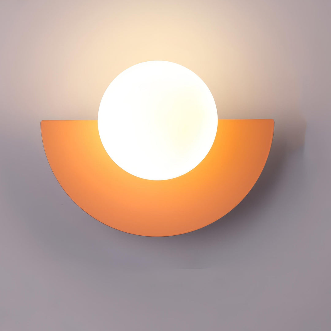 Nordic Semi-Round LED Wall Lamp Modern Design