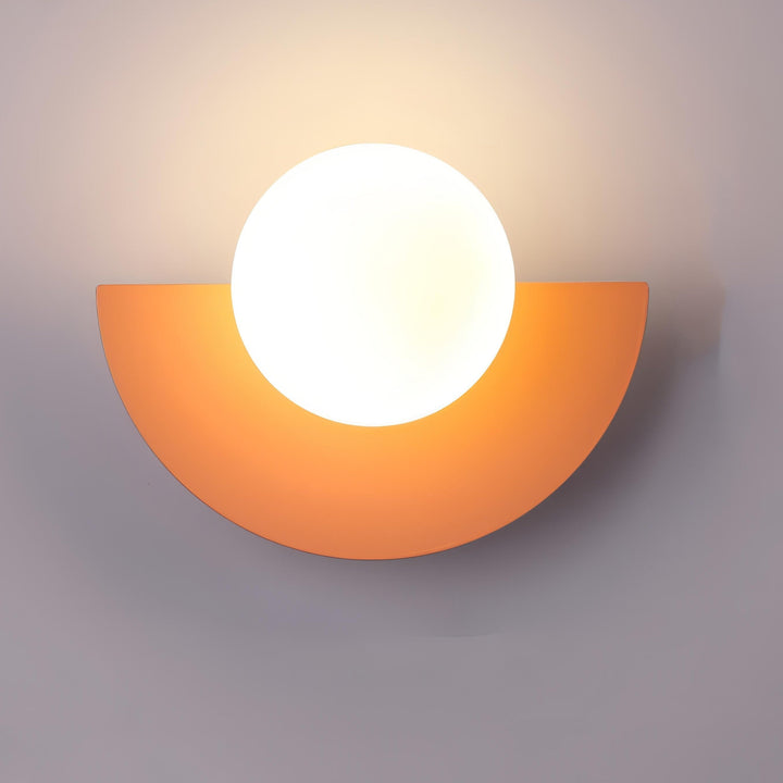 Nordic Semi-Round LED Wall Lamp Modern Design