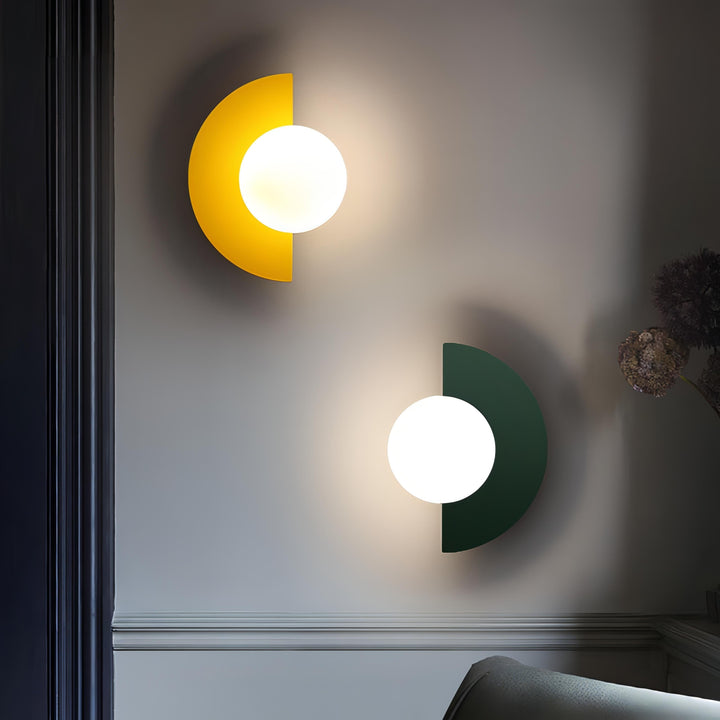 Nordic Semi-Round LED Wall Lamp Modern Design