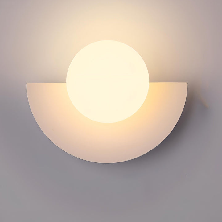 Nordic Semi-Round LED Wall Lamp Modern Design