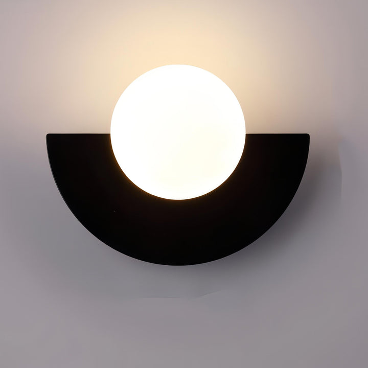 Nordic Semi-Round LED Wall Lamp Modern Design