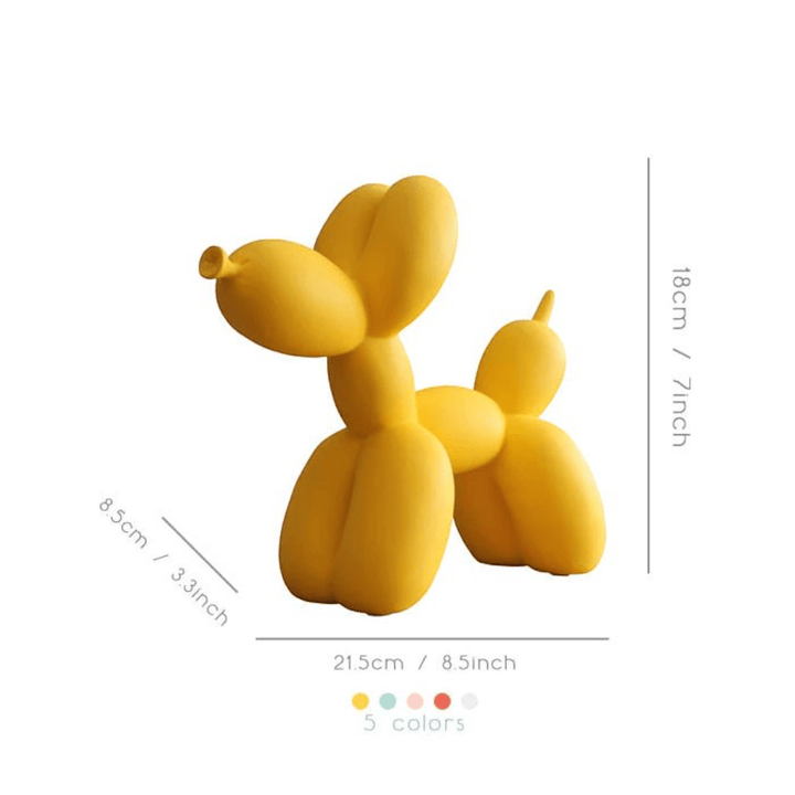 Artizo - Abstract Balloon Dog Sculpture Made of Resin
