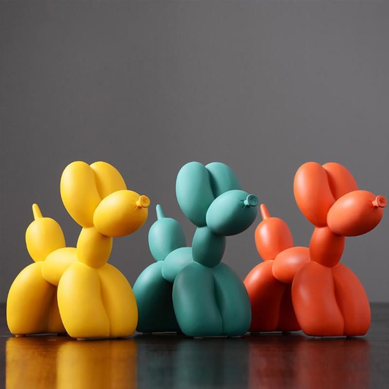 Artizo - Abstract Balloon Dog Sculpture Made of Resin