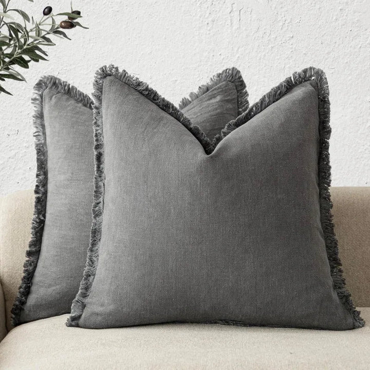 Cotlin - Cotton and Linen Cushion Covers with Fringes
