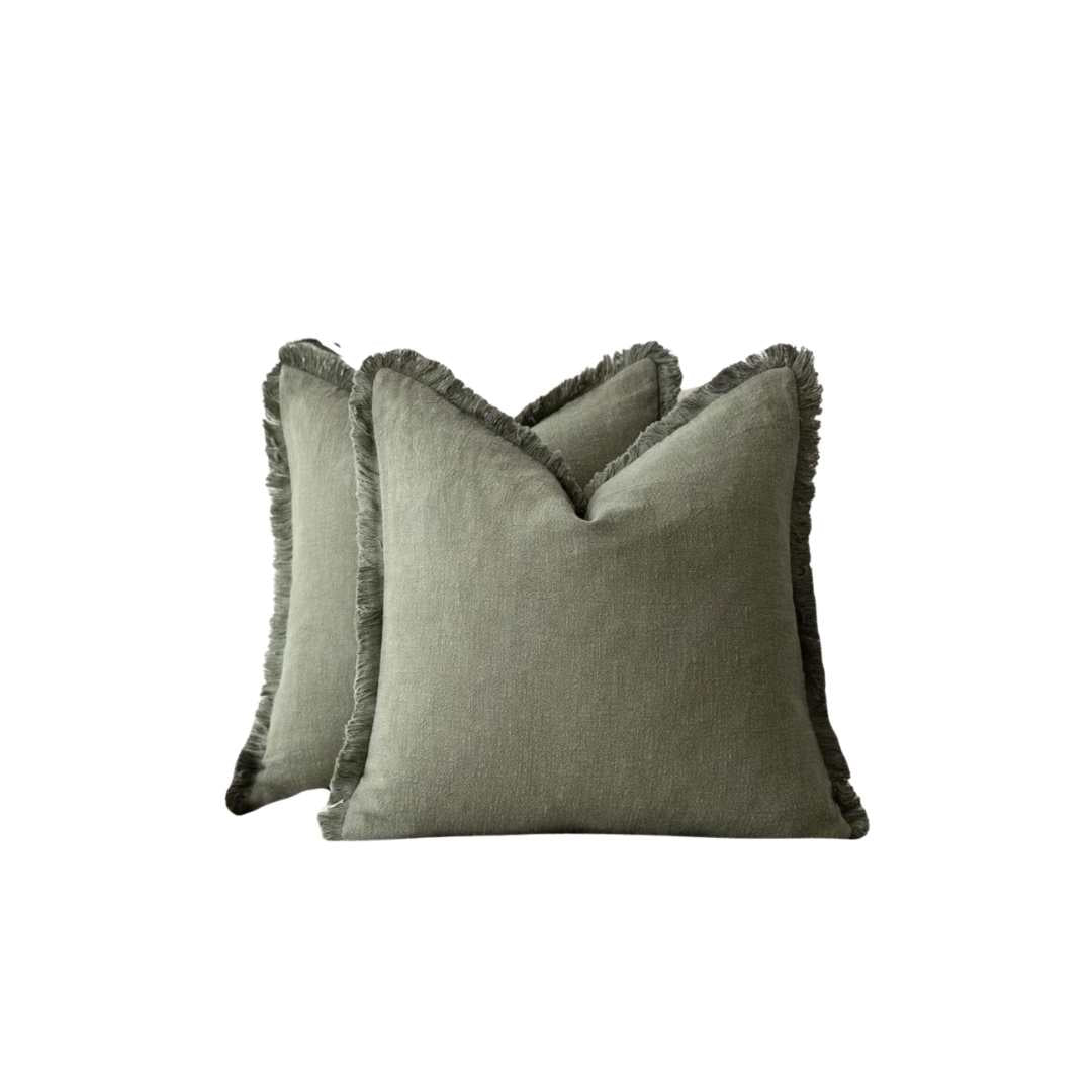 Cotlin - Cotton and Linen Cushion Covers with Fringes