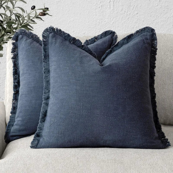Cotlin - Cotton and Linen Cushion Covers with Fringes