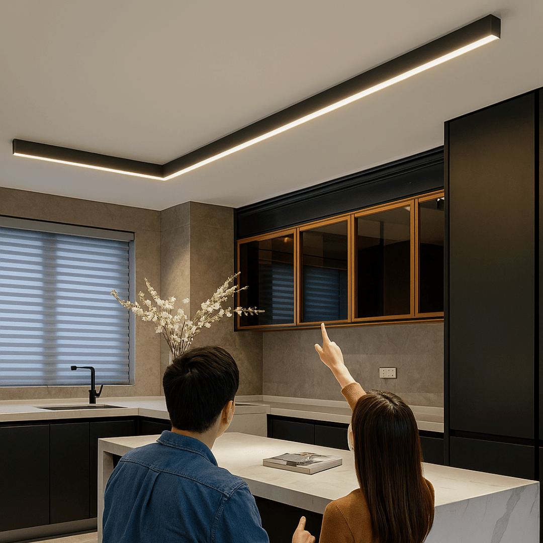 Elias – LED Ceiling Light Metal Minimalistic & Dimmable