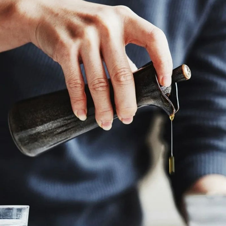 Fabian – Ceramic Oil Bottle with Spout for Kitchen & Table