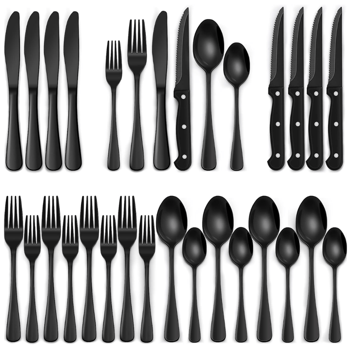 Forksy - 24-Piece Stainless Steel Cutlery Set