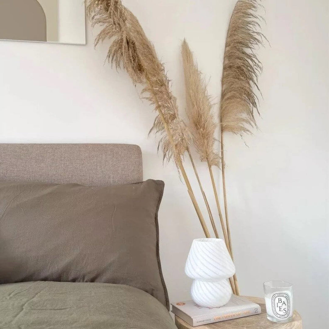 Glass Mushroom Table Lamp in Murano Style