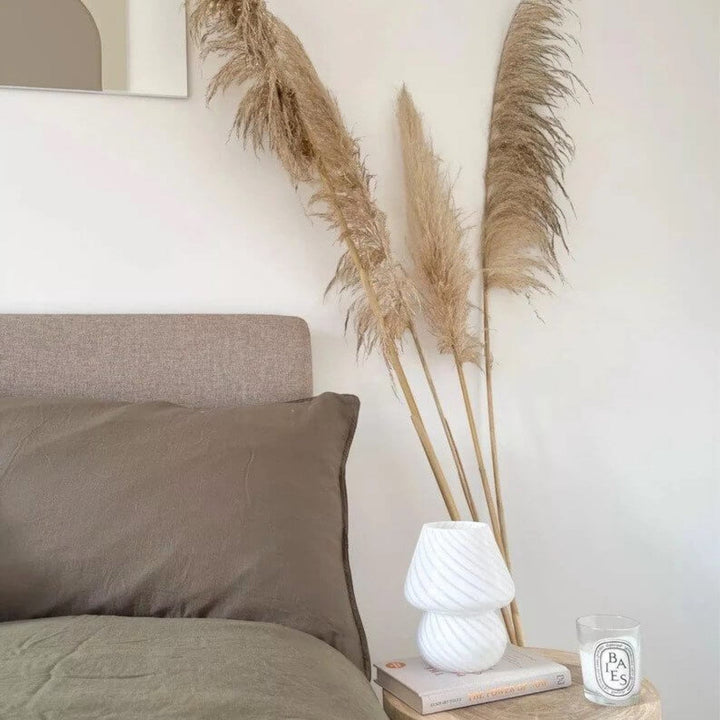 Glass Mushroom Table Lamp in Murano Style