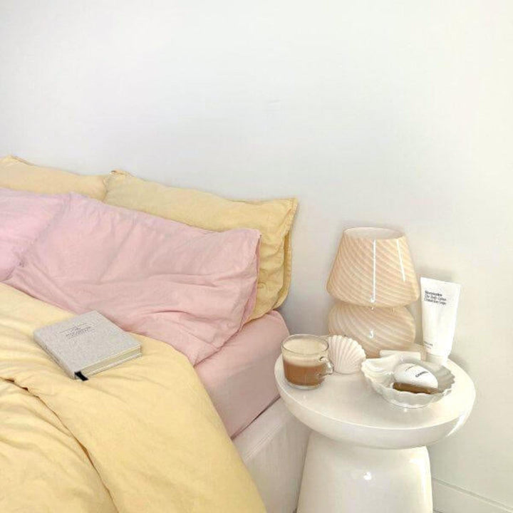 Glass Mushroom Table Lamp in Murano Style