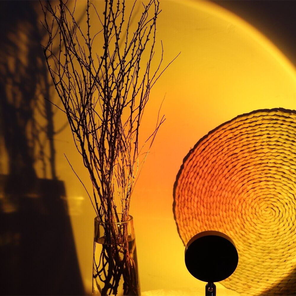 Golden Hour Sunset Lamp – LED Projector for Atmosphere & Ambient Lighting