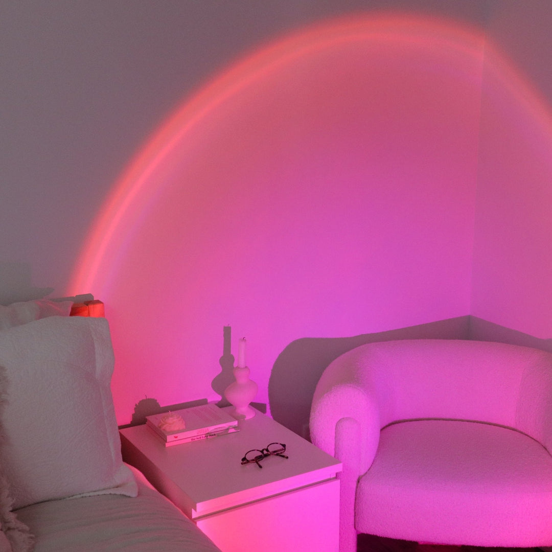 Golden Hour Sunset Lamp – LED Projector for Atmosphere & Ambient Lighting