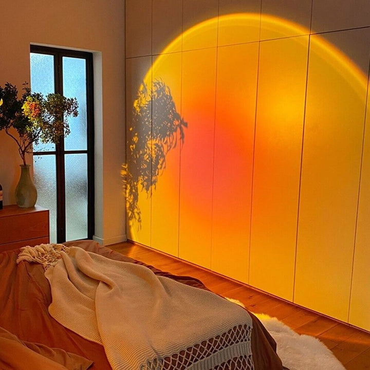 Golden Hour Sunset Lamp – LED Projector for Atmosphere & Ambient Lighting
