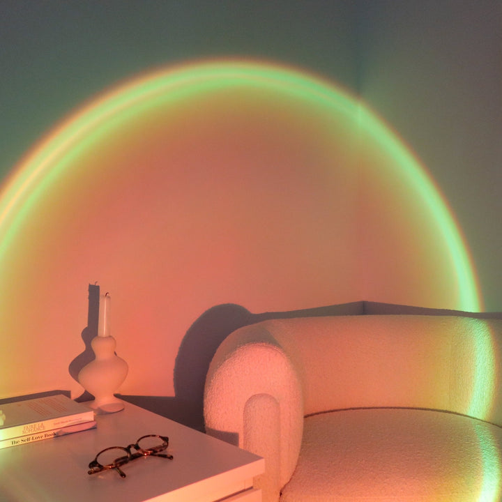 Golden Hour Sunset Lamp – LED Projector for Atmosphere & Ambient Lighting