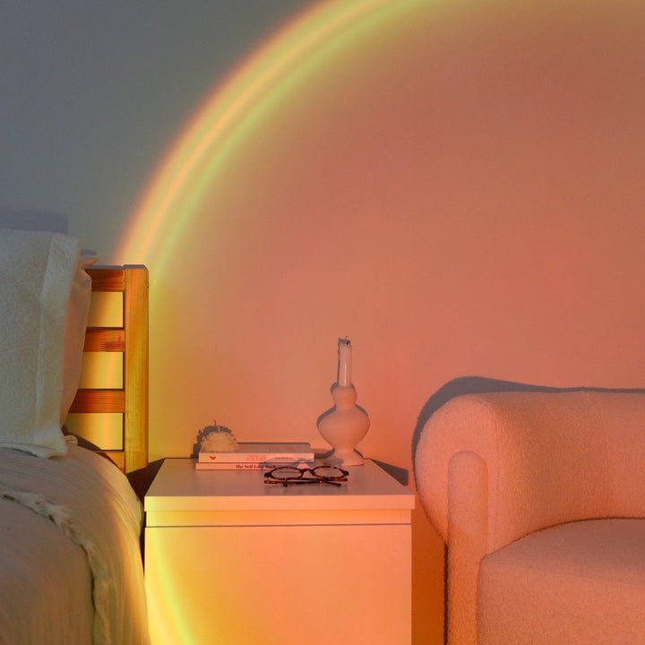Golden Hour Sunset Lamp – LED Projector for Atmosphere & Ambient Lighting