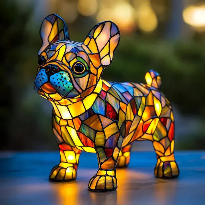 Handcrafted Dog-Shaped Lamp