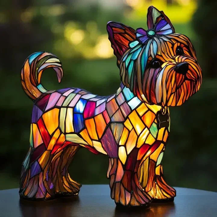 Handcrafted Dog-Shaped Lamp