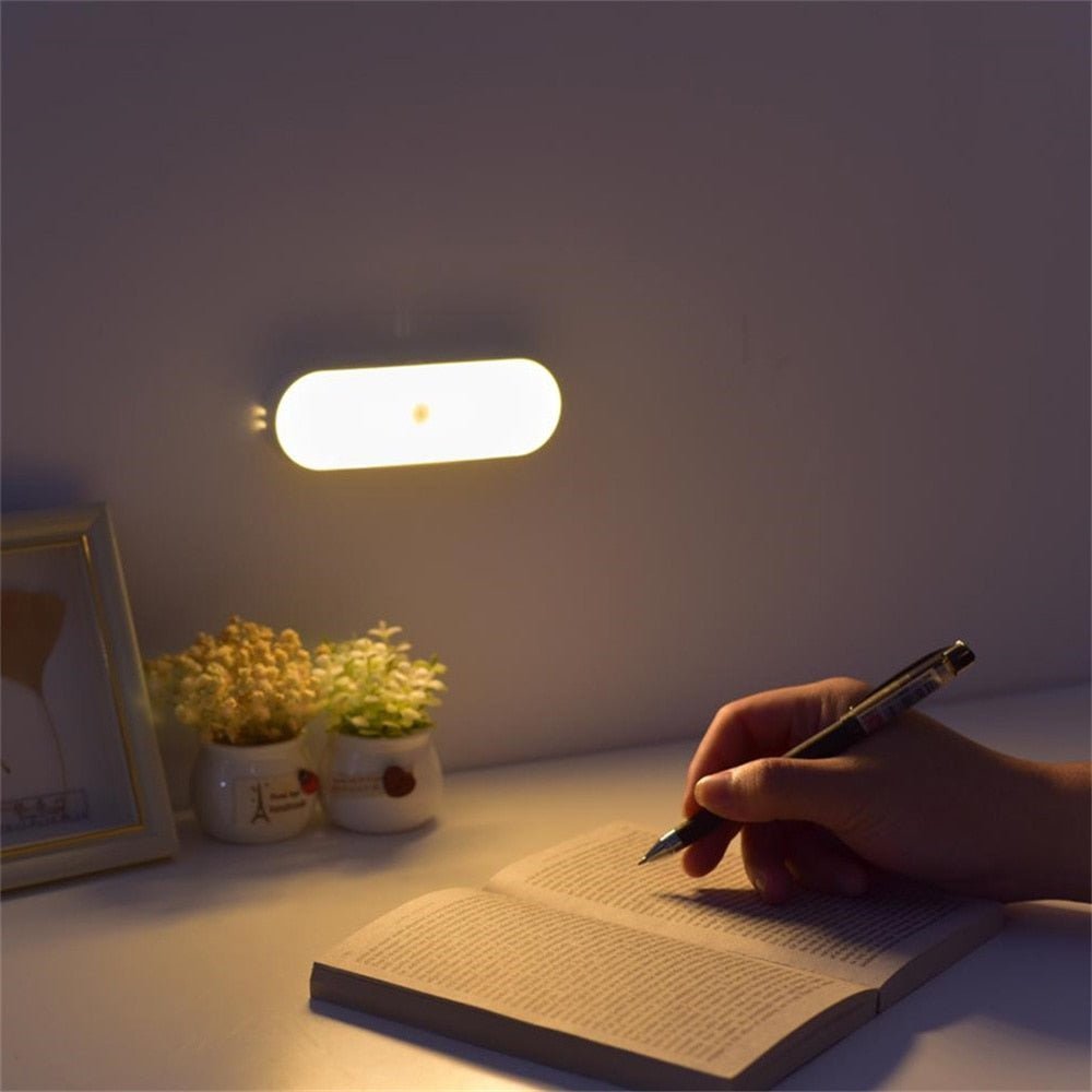 LED Wall Light with Motion Sensor Rechargeable Energy-Saving Indoor Outdoor