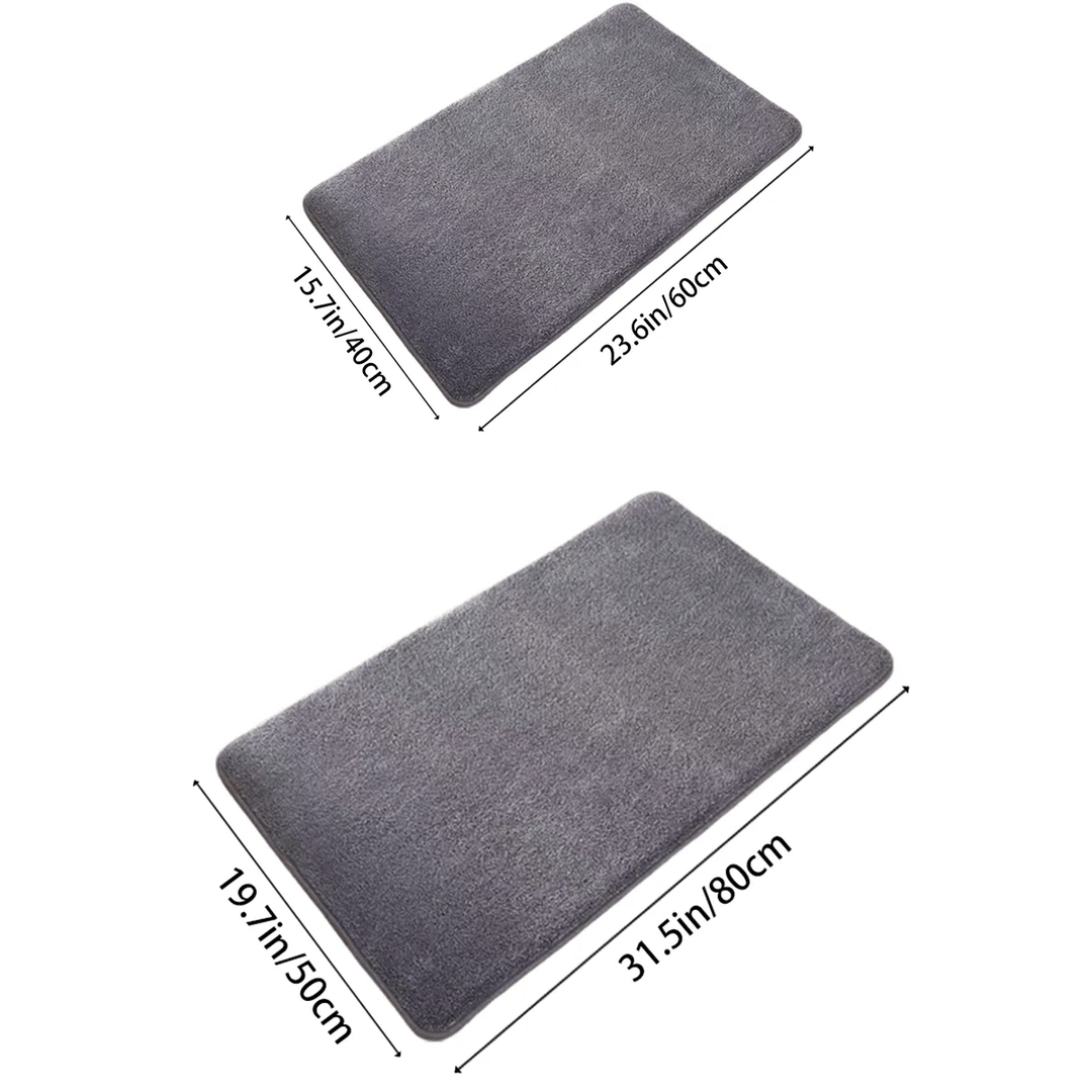 Luna - Bath Mat Made from Organic Cotton, Absorbent
