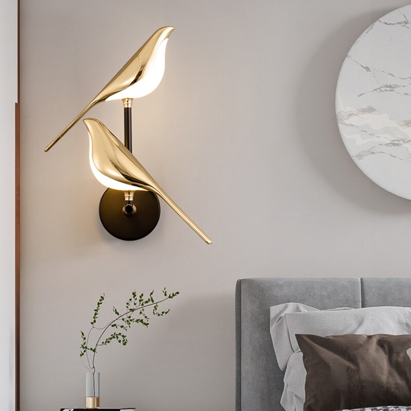 Modern LED Wall Light in Bird Design for Stylish Interiors