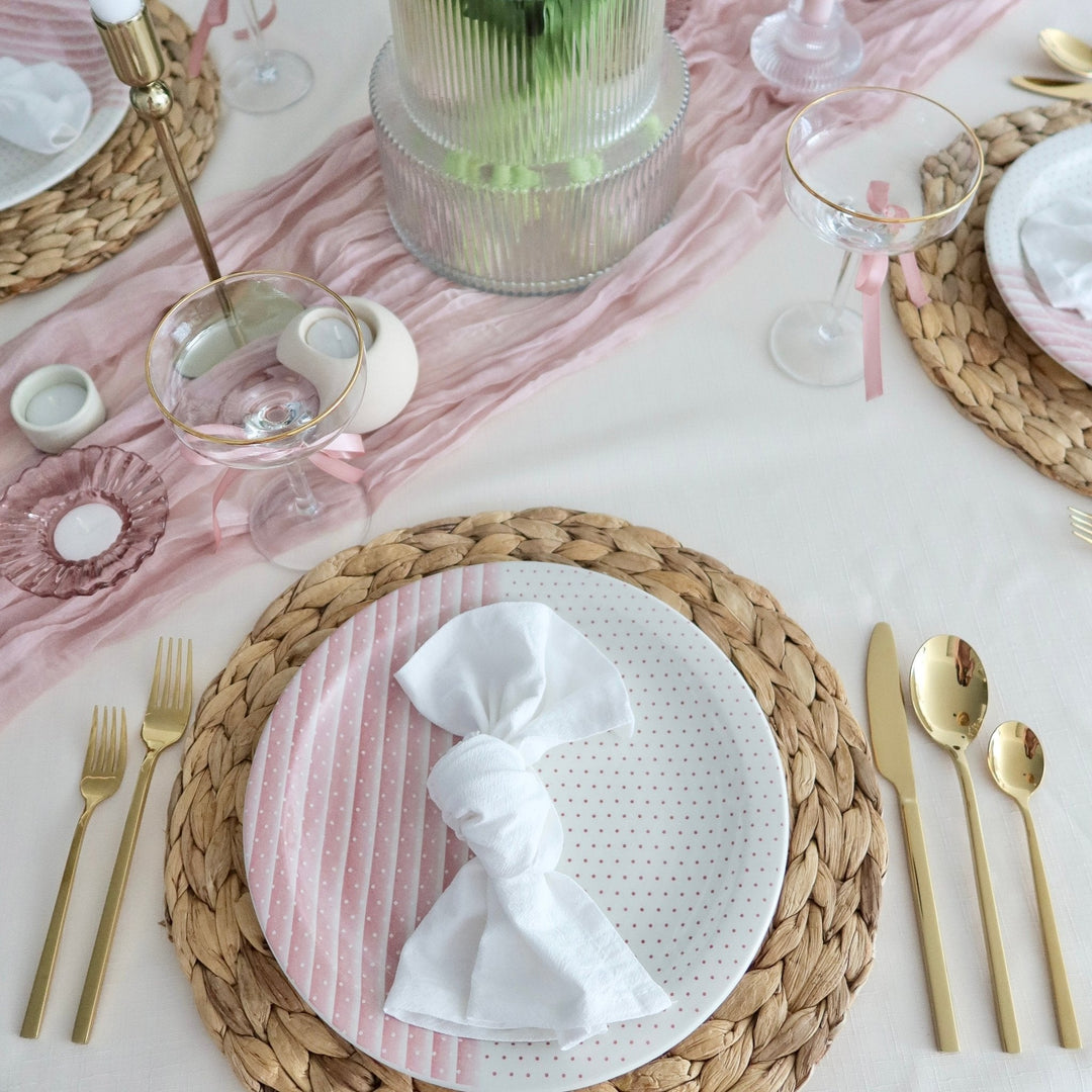 30-Piece Minimalist Stainless Steel Cutlery Set