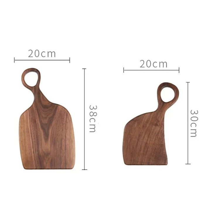 NutriCraft – Luxurious Walnut Cutting Board with Dual Functionality for Kitchen and Presentation