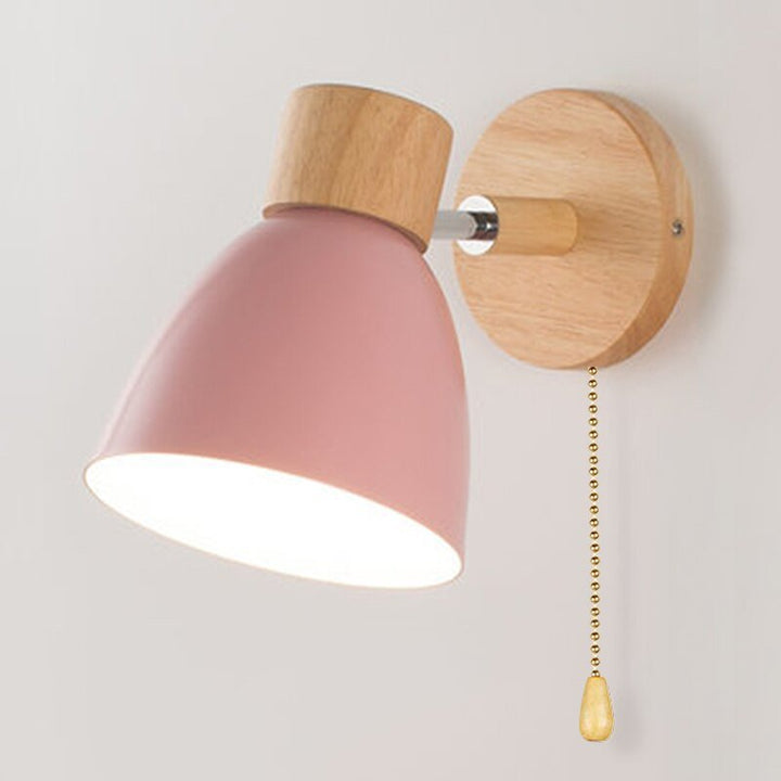 Virelle - Wall Lamp in Scandinavian Style Made of Natural Wood