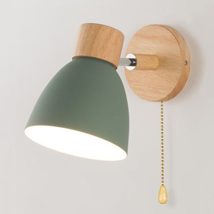 Virelle - Wall Lamp in Scandinavian Style Made of Natural Wood