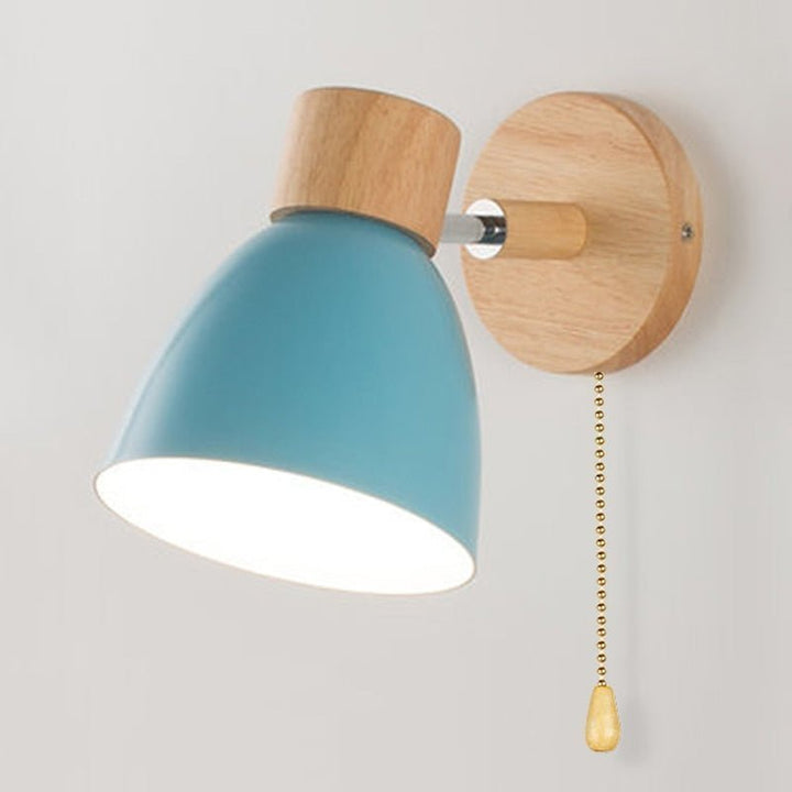 Virelle - Wall Lamp in Scandinavian Style Made of Natural Wood