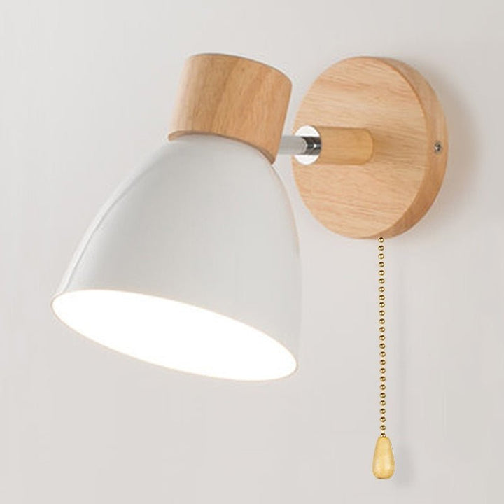 Virelle - Wall Lamp in Scandinavian Style Made of Natural Wood