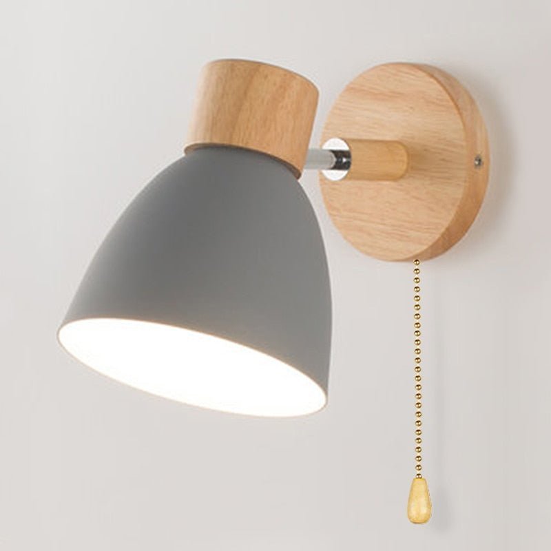 Virelle - Wall Lamp in Scandinavian Style Made of Natural Wood
