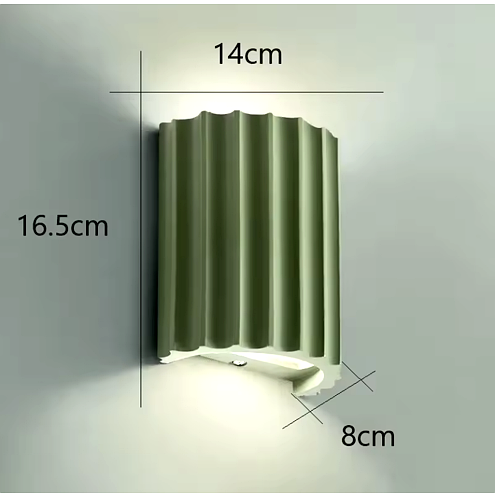 Modern Resin Wall Lamp – LED Indoor Lighting for Bedroom, Living Room, Bedside & Home Decor
