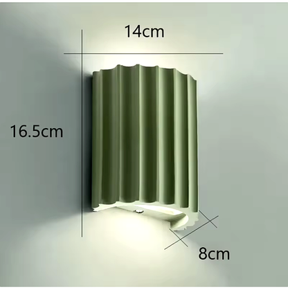 Modern Resin Wall Lamp – LED Indoor Lighting for Bedroom, Living Room, Bedside & Home Decor
