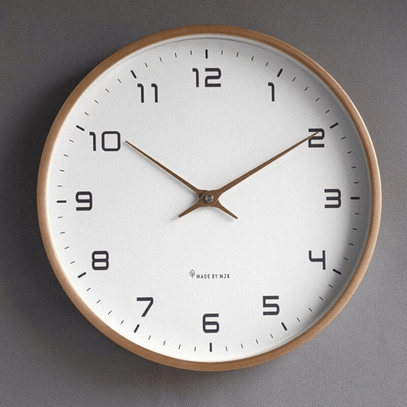 Wooly – Wooden Wall Clock in Nordic Design
